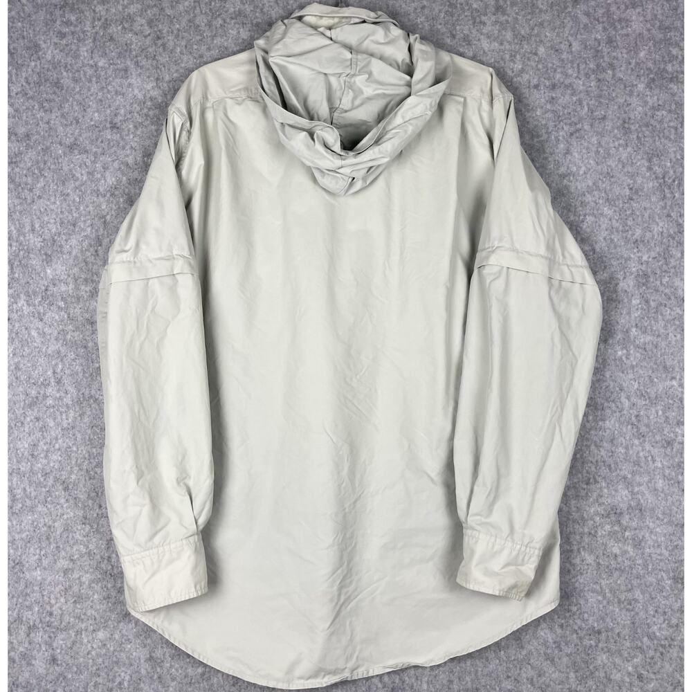 Banana Republic Shirt Mens L Stowaway Hood Nylon Zip Off Sleeve Outdoor Fishing‎ - Picture 10 of 16